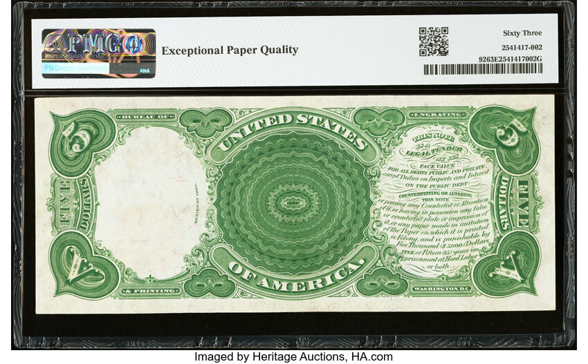1907 $5  (Fr. 92) thumbnail 8
