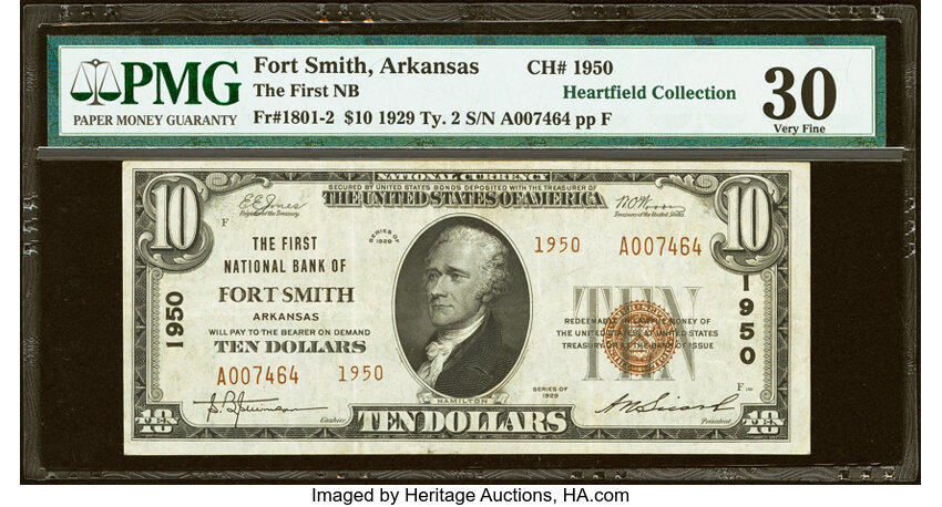 1929 $10  Type 2 (Fr. 1801-2) thumbnail 4