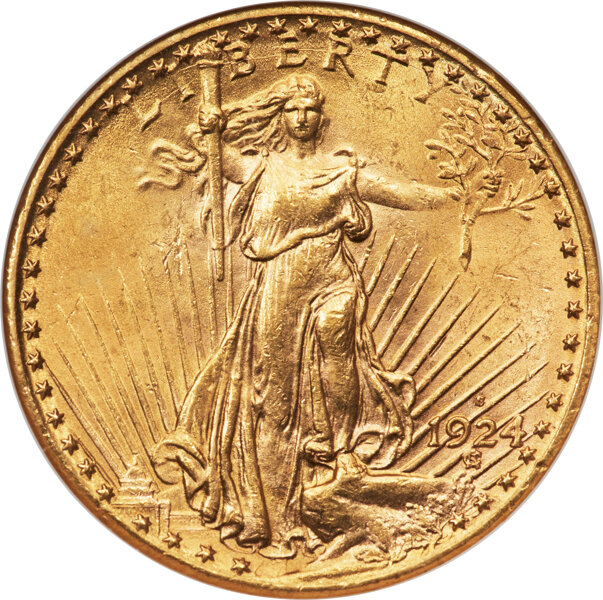 1924-S $20  MS thumbnail 3