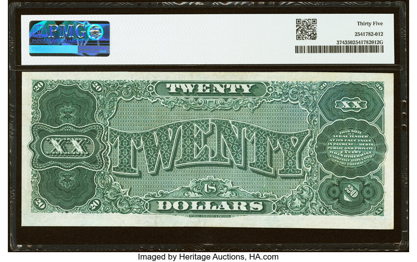 1890 $20  (Fr. 374) thumbnail 5