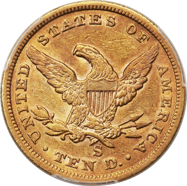 1862-S $10  MS thumbnail 8