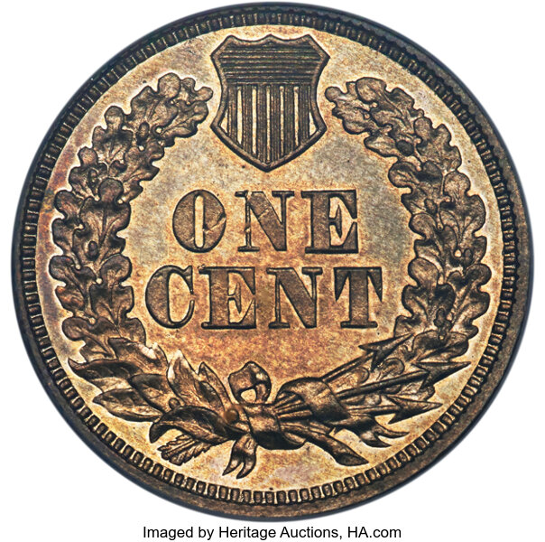 1861 1c PR65 thumbnail 2
