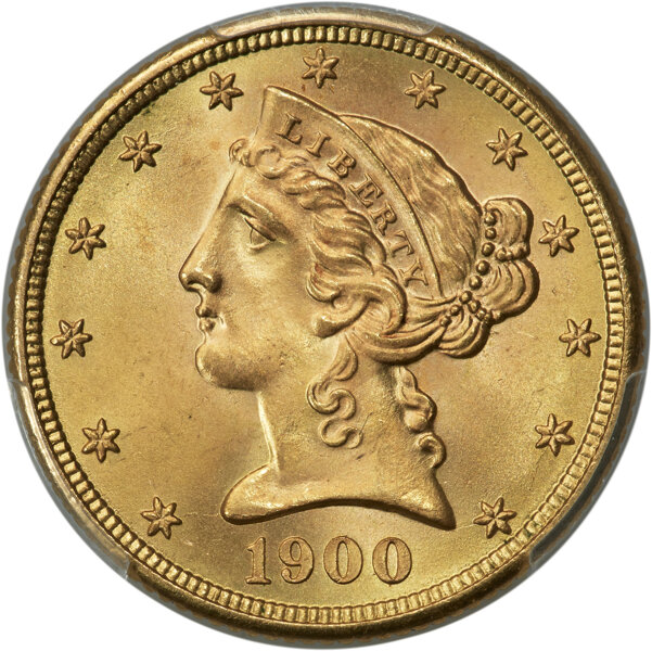 1900-S $5  MS thumbnail 3