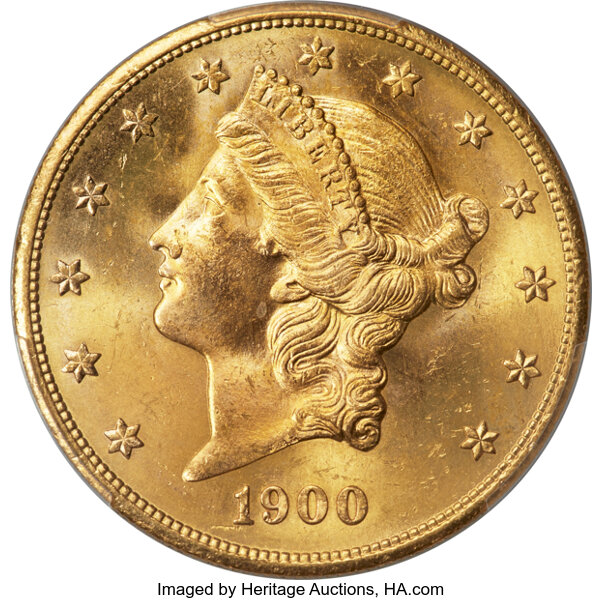 1900-S $20  MS thumbnail 4
