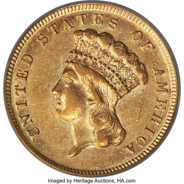 1868 $3  MS thumbnail 3