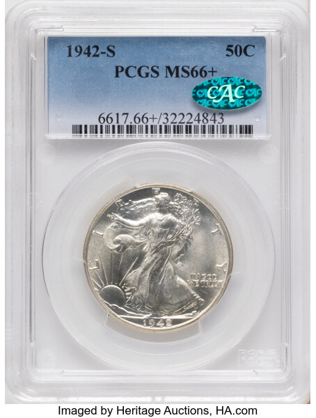 1942-S 50c MS thumbnail 4