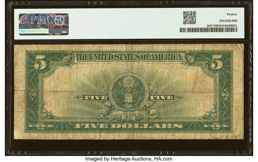 1923 $5  Star Replacement (Fr. 282*) thumbnail 4