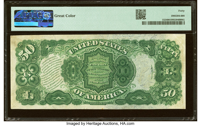1874 $50  (Fr. 152) thumbnail 3