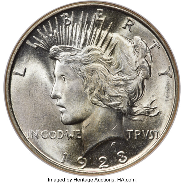 1923-D $1  Reverse Rim Cud, VAM-1AZ1 MS thumbnail 15