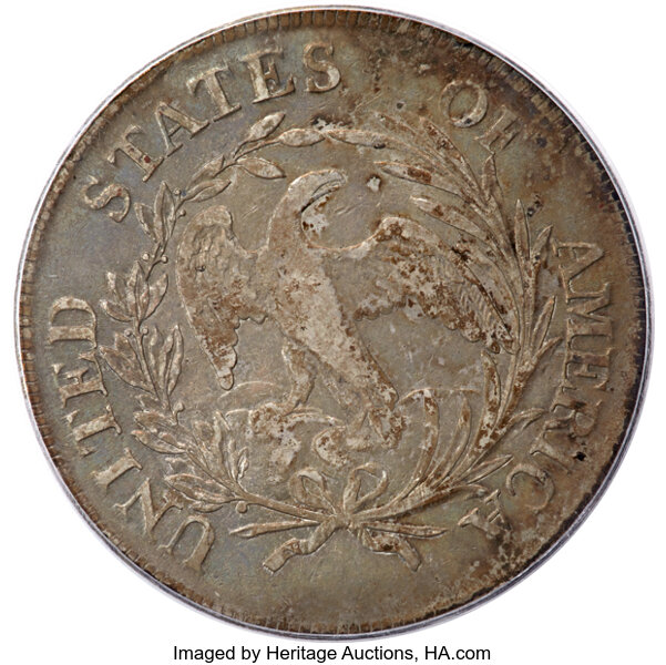 1797 $1  10x6 Stars, Large Letters, B-3, BB-71 MS thumbnail 13