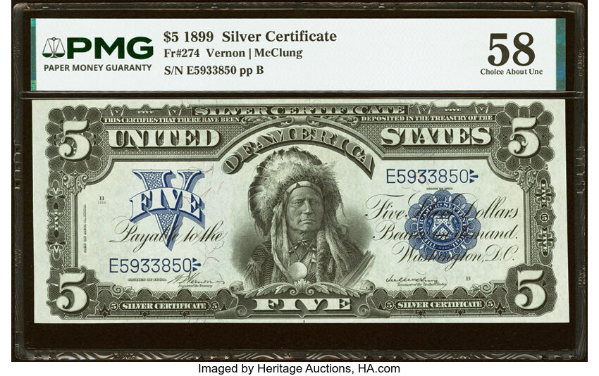 1899 $5  (Fr. 274) thumbnail 3