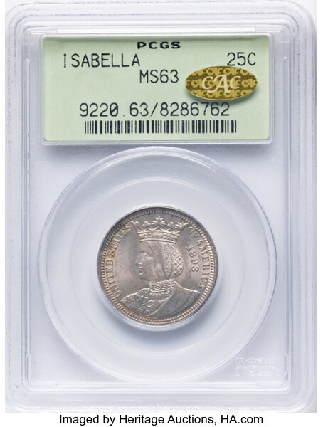 1893 25c Isabella MS thumbnail 11