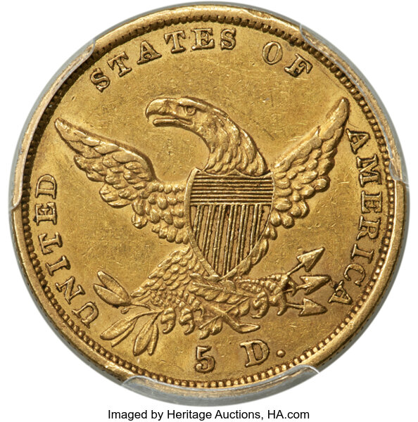 1836 $5  HM-6 MS thumbnail 8