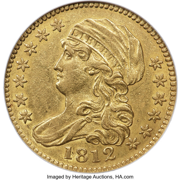 1812 $5  Wide 5D, BD-1 MS thumbnail 2
