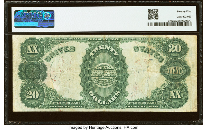 1891 $20  (Fr. 375) thumbnail 10