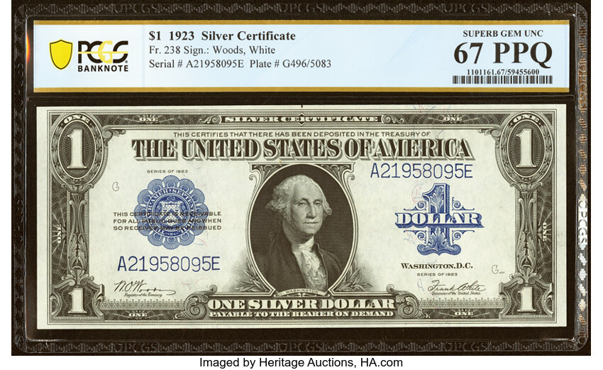 1923 $1  (Fr. 238) thumbnail 3