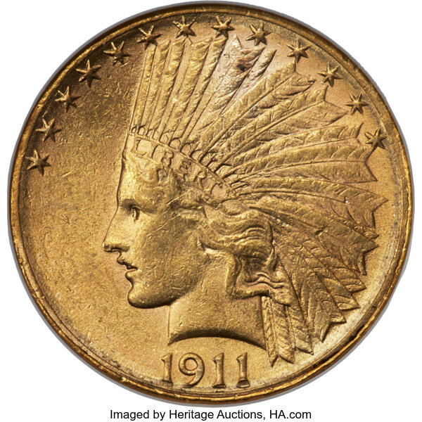 1911-S $10  MS thumbnail 3