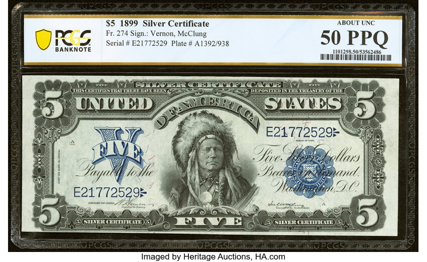 1899 $5  (Fr. 274) thumbnail 2