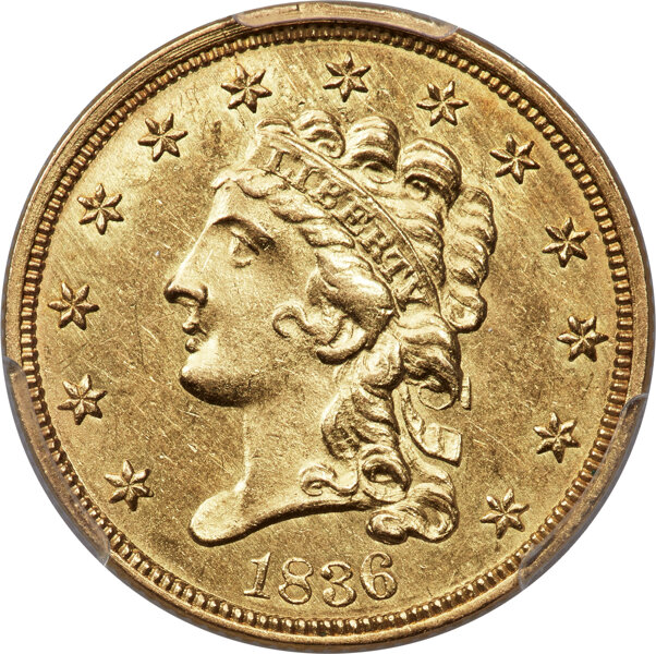 1836 $2 1/2 Script 8, HM-4 MS thumbnail 2