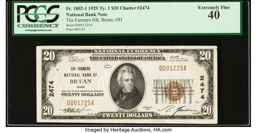 1929 $20  Type 1 (Fr. 1802-1) thumbnail 12