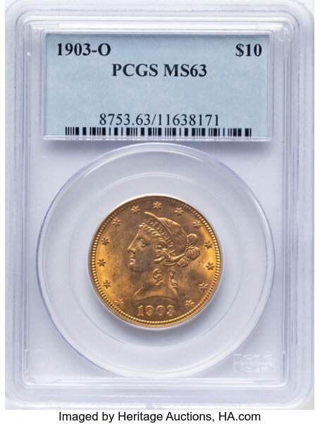 1903-O $10  MS thumbnail 3