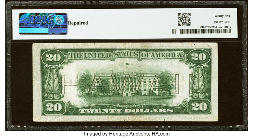 1934A $20  Hawaiian, Star Replacement (Fr. 2305*) thumbnail 10