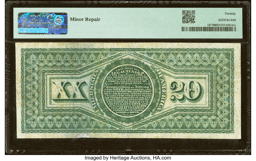 1869 $20  (Fr. 127) thumbnail 8