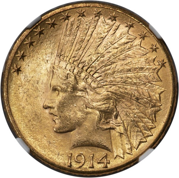 1914-D $10  MS thumbnail 2