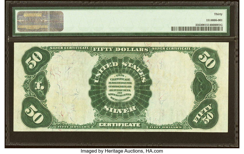 1891 $50  (Fr. 335) thumbnail 10