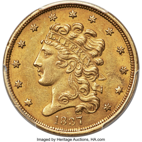 1837 $5  HM-2 MS thumbnail 3