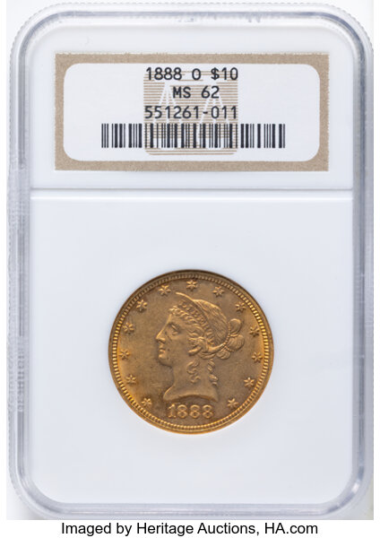 1888-O $10  MS thumbnail 3