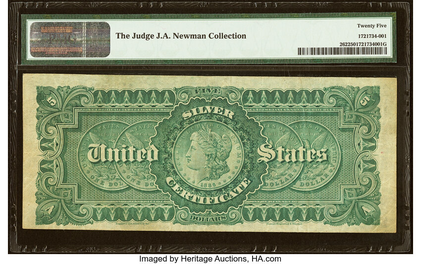 1886 $5  (Fr. 262) thumbnail 5