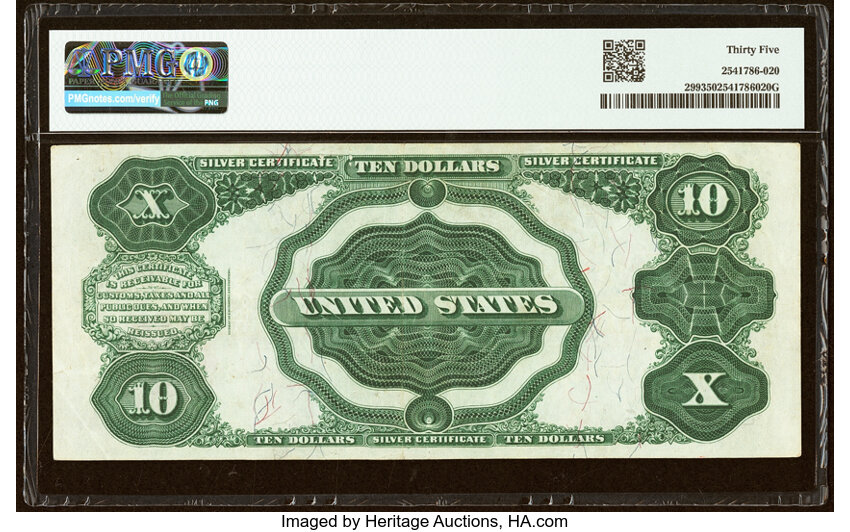 1891 $10  (Fr. 299) thumbnail 9