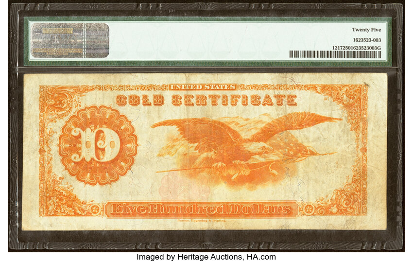 1922 $500  (Fr. 1217) thumbnail 10