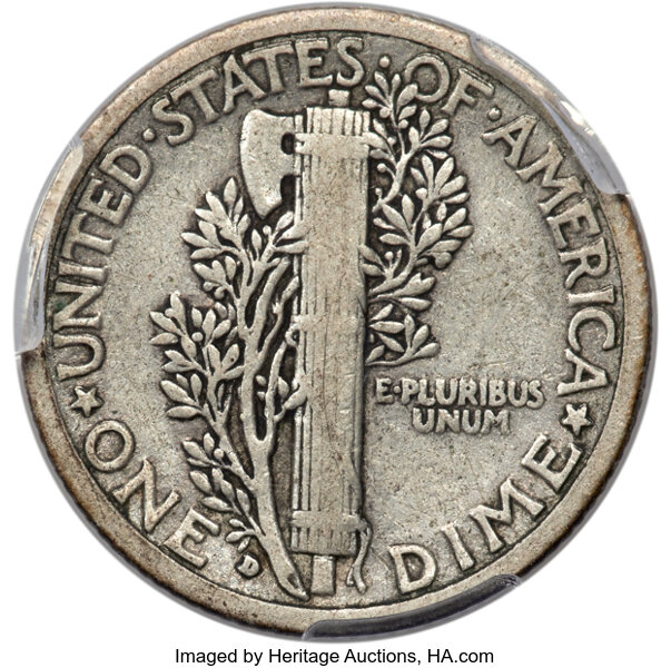 Mercury Dime 10c 1916-1945 [Type] VG10 thumbnail 2