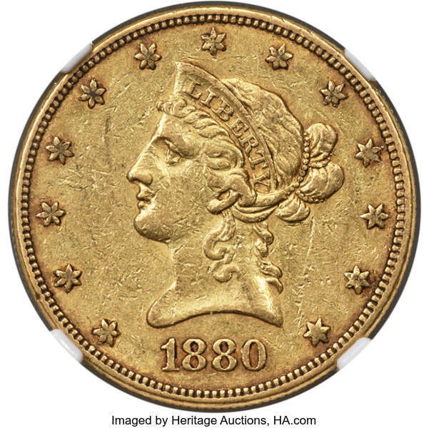 1880-O $10  MS thumbnail 3