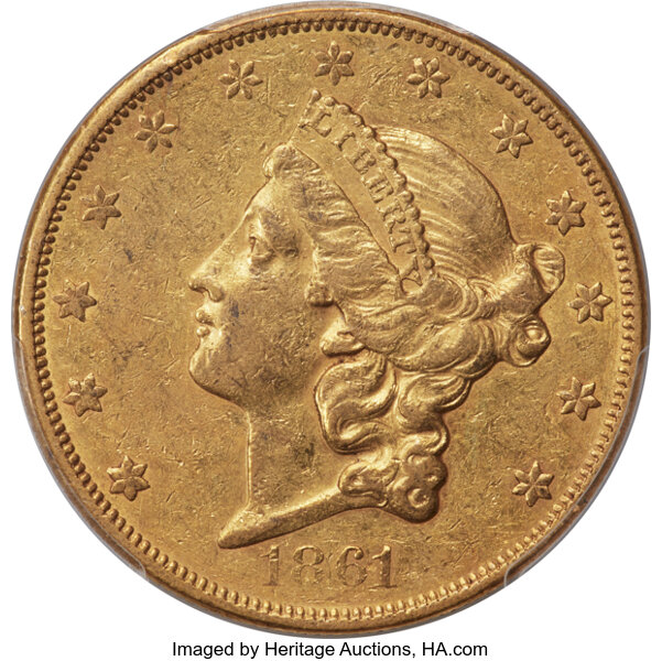 1861-O $20  MS PL thumbnail 2