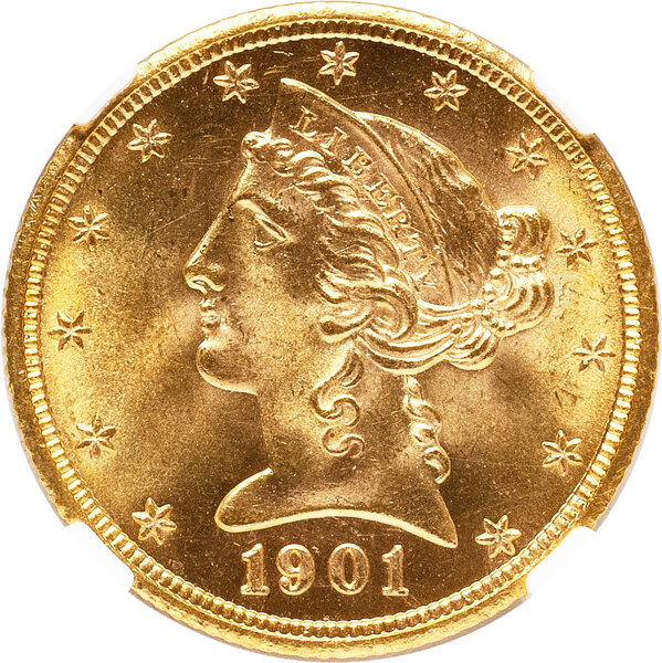 1901-S $5  MS thumbnail 3