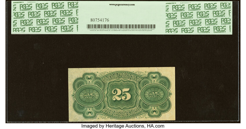  25c Bust of George Washington (Fr. 1307) thumbnail 10