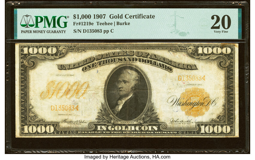 1907 $1,000  (Fr. 1219e) thumbnail 2