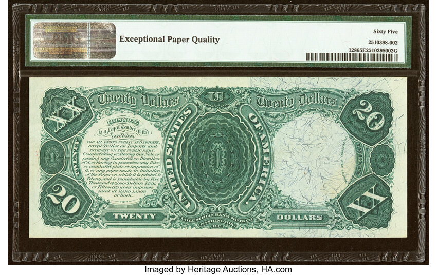 1875 $20  (Fr. 128) thumbnail 3