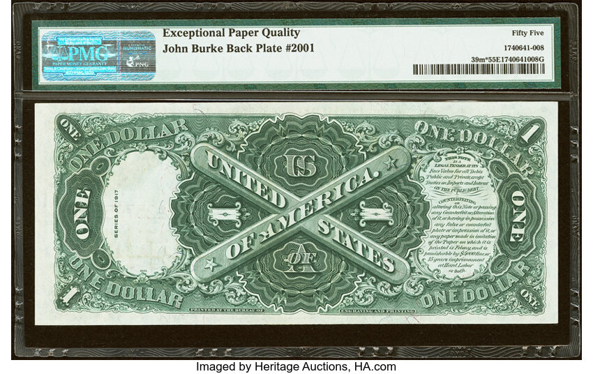 1917 $1  Mule, Star Replacement (Fr. 39m*) thumbnail 7