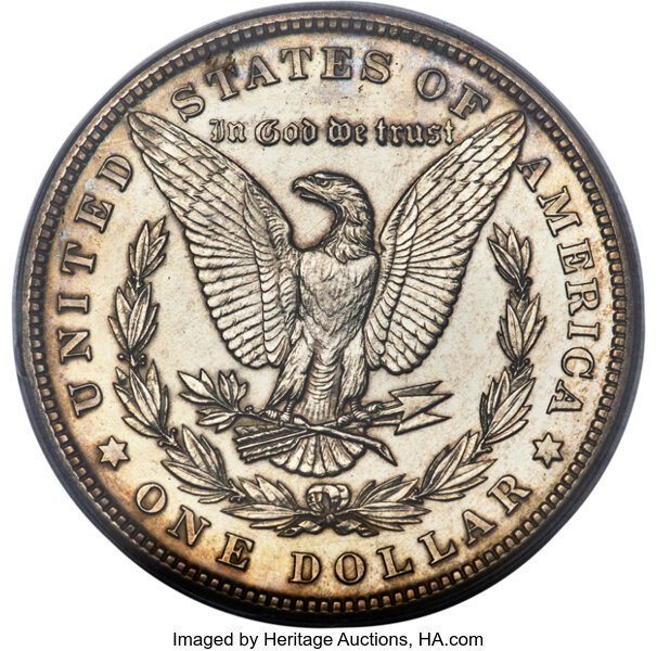 Morgan Dollar $1  1878-1921 [Type] PR61 thumbnail 2