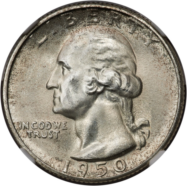 1950-S/D 25c Overmintmark, FS-601 MS thumbnail 2