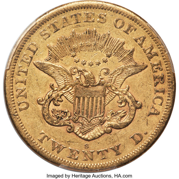 1866-S $20  No Motto MS thumbnail 17