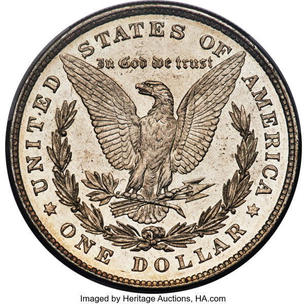 1878 8TF $1  Chip in Ear, VAM-14.17 MS thumbnail 3