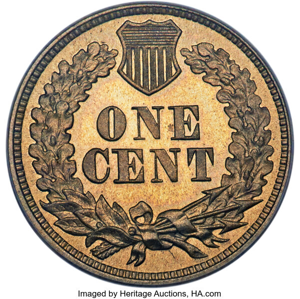 Indian Head Cent 1c Copper Nickel, 1860-1864 [Type] PR66 thumbnail 2