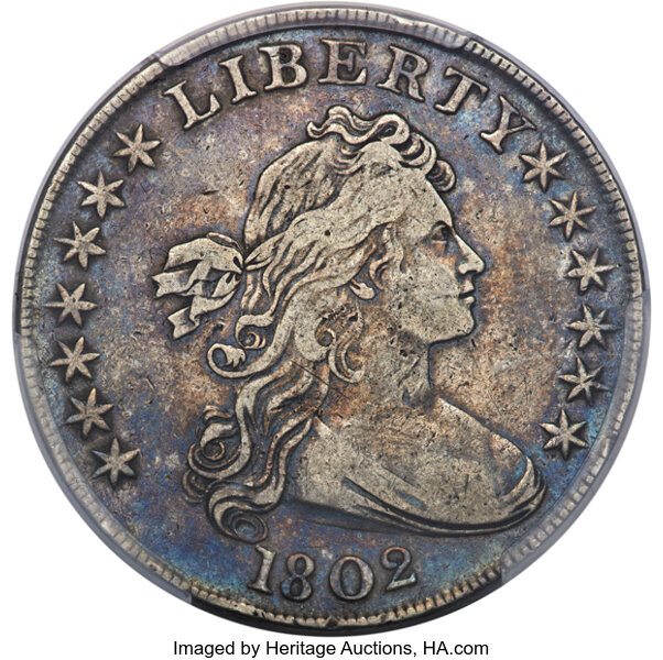 1802 $1  Narrow Date, B-6, BB-241 MS thumbnail 4