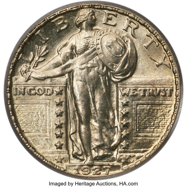 1927-D 25c MS FH thumbnail 2