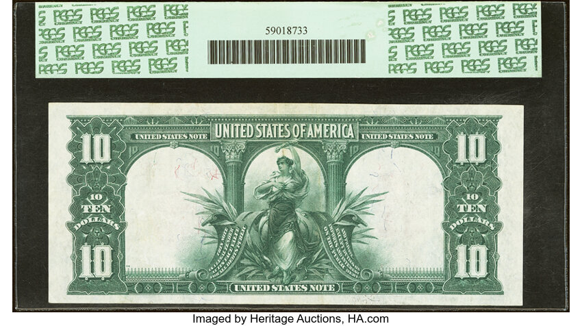 1901 $10  Star Replacement (Fr. 122*) thumbnail 7